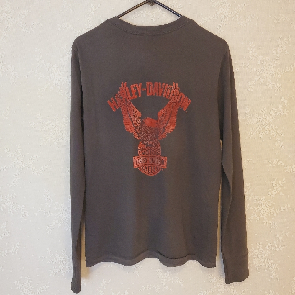 HARLEY DAVIDSON Long Sleeve Tee Sz L!